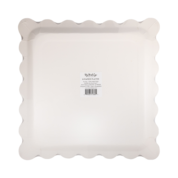 Rust Ric Rac Dinner Plates, 8pk