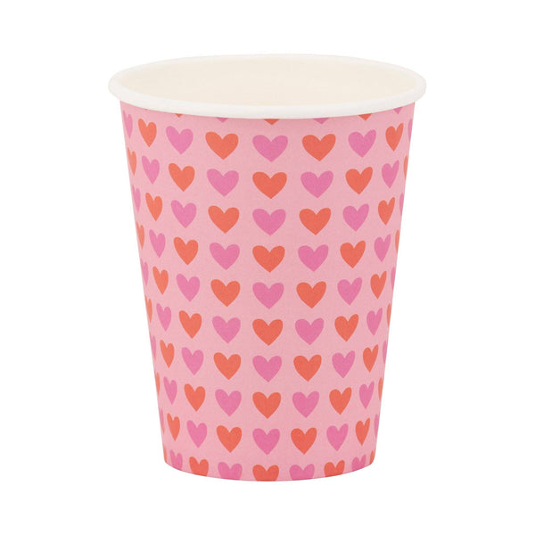Hearts Party Cup, 8ct
