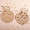 Kraft Bridal Shower Game Card - Ring Shape Set of 50