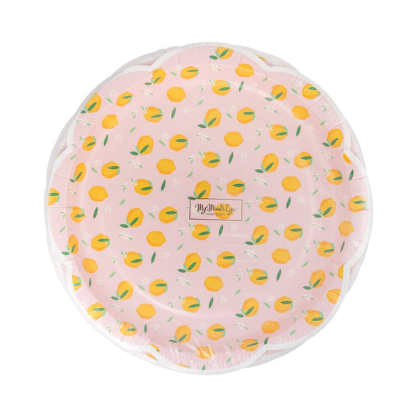 Lemons 8 inch Plate, 8pk