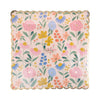 Floral Pattern Dinner Plates, 8pk