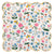 Floral Pattern Plate, 8pk