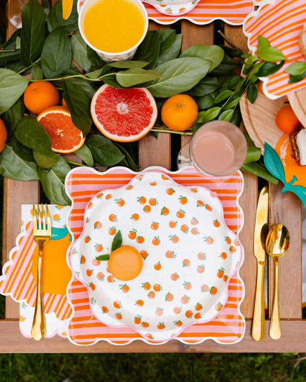 Oranges 10 inch Plates, 8pk