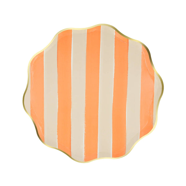 Fall Stripe Side Plates