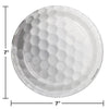 Golf Dessert Plates, 8pk