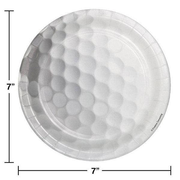 Golf Dessert Plates, 8pk