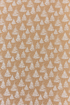 White Glitter Trees on Kraft Christmas Wrapping Paper