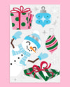 Winter Wonderland Christmas Window Clings, 6ct