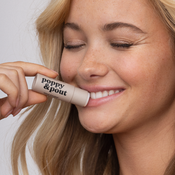 Poppy & Pout Lip Balm, Island Coconut