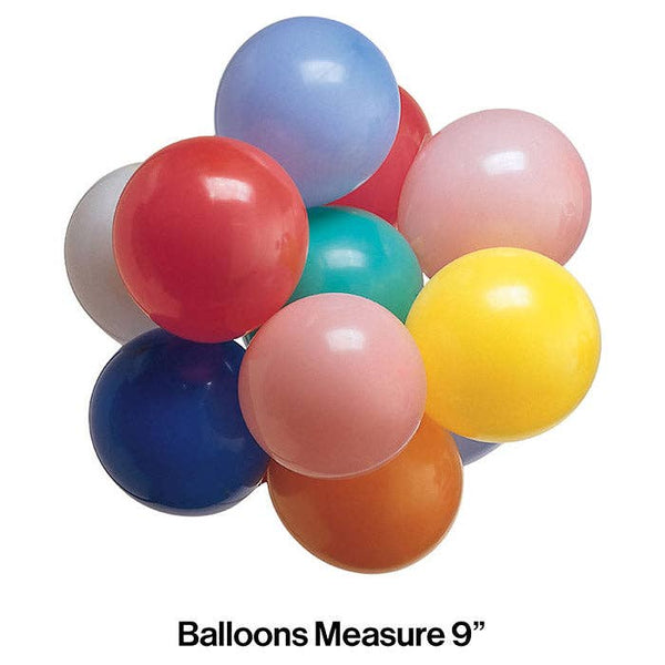 Assorted 9" Latex Balloons, 20pk