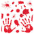 Bloody Handprint Clings