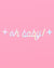 Oh Baby Banner
