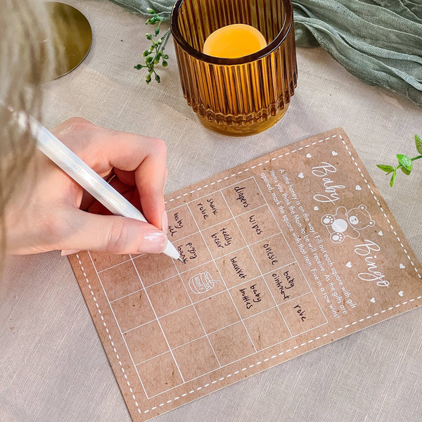 Kraft Bear Diaper Raffle & Scratch Off Game Set