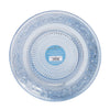 10" Blue Medallion Glass Plate