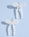 Bride Pearls of Gold Earrings - set of 3 earrings
