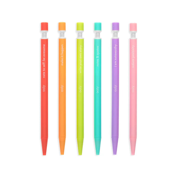 Sapori Noted! Graphite Mechanical Pencils - Set of 6