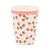 Strawberries Party Cup, 8pk