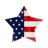 USA Star Shaped Plates, 8pk