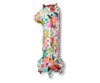 Garden Party Numbered Foil Balloon