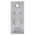 Leather TagEarrings- Shine Bright