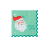 Red & Green Jolly Santa Dessert Napkins, 20pk