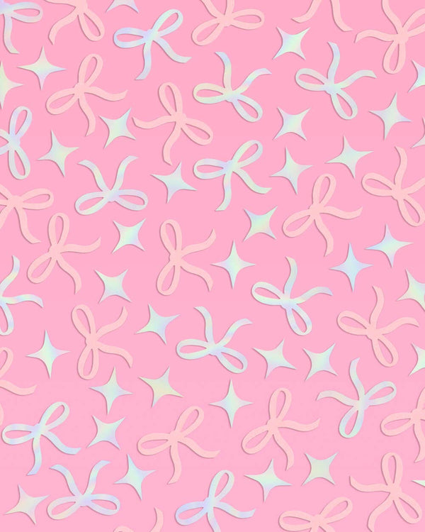 Tying the Knot Confetti - 200 pc iridescent foil confetti