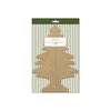 Christmas Memories Medium Kraft Paper Tree Decor