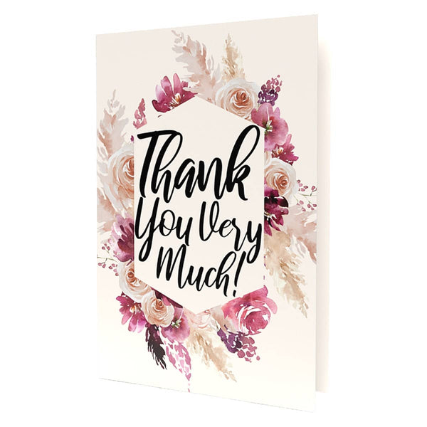 Thank You Very Much Greeting Card- Heirloom Wildflower Seeds