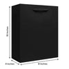 Matte Black Medium Gift Bag