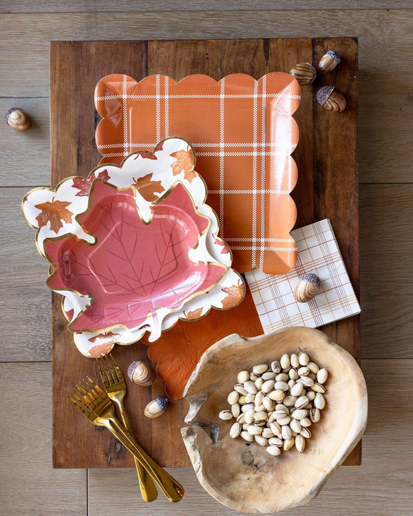 Falling Leaves 9" Paper Plate, 8pk