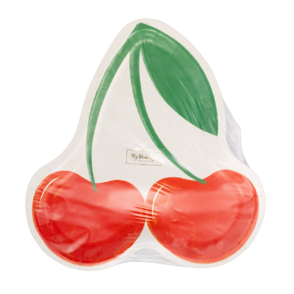 Cherries Shaped Plate, 8pk