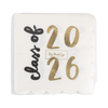 Foiled Class of 2026 Scallop Cocktail Napkins, 18pk