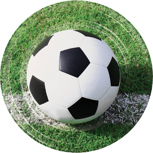 Soccer Dinner Plates, 8pk