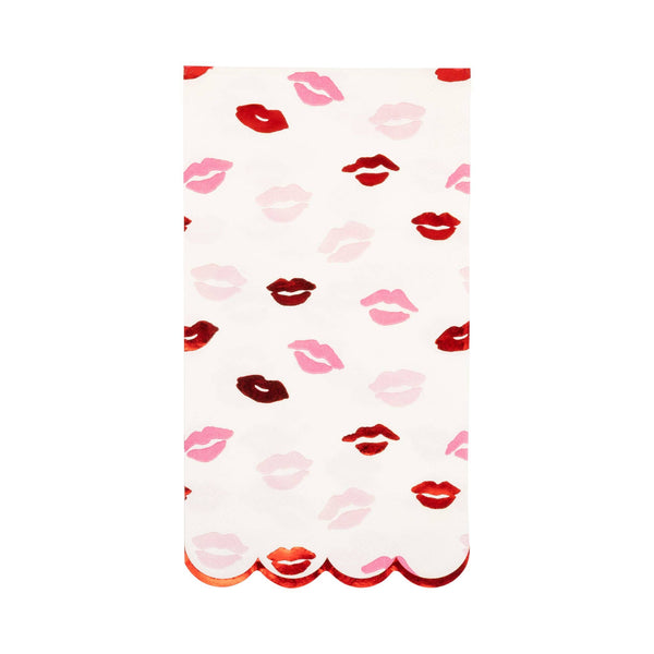 Scattered Lips Dinner Napkin, 18pk