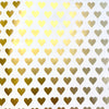 Golden Hearts Gift Wrap