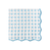 Elegant Sky Blue Gingham Dinner Napkins, 20pk