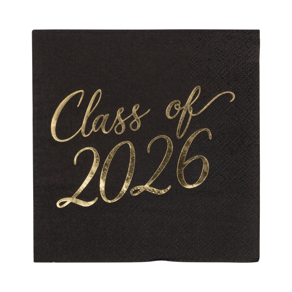 Foil Class of 2026 Cocktail Napkins, 18pk