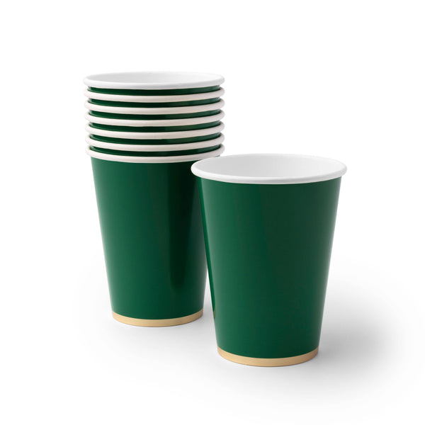 Emerald Green Signature Cups, 8pk