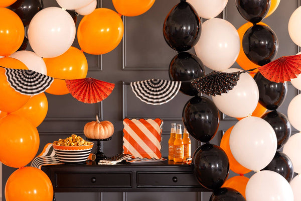 Striped Halloween Bamboo Bowl
