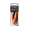 Orange Black and Cream Double Bunting Tissue Banner