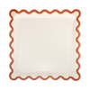 Rust Ric Rac Dinner Plates, 8pk