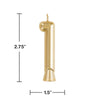 Gold Number 1 Candle