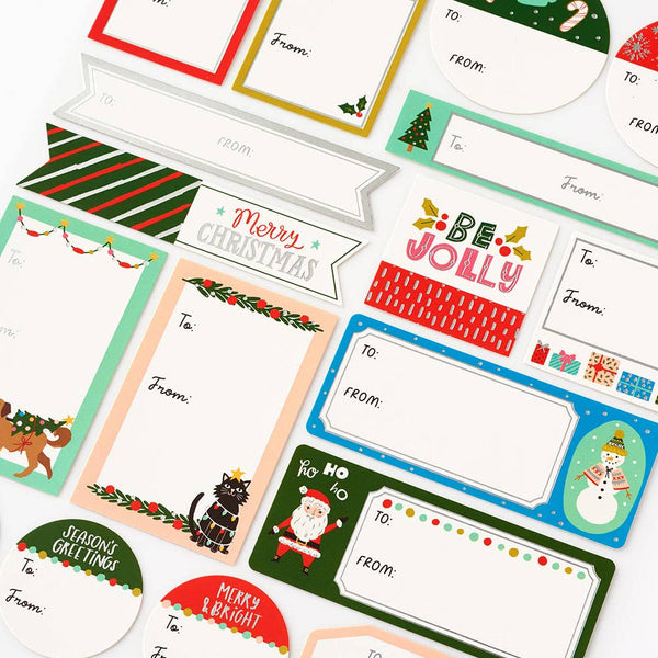 Holiday Adhesive Gift Tags