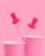 Bachelorette Accordion Penis Straws, 16pk