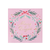 Pink Christmas Wreath Dinner Napkins, 20pk