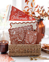 Rust Ric Rac Dinner Plates, 8pk