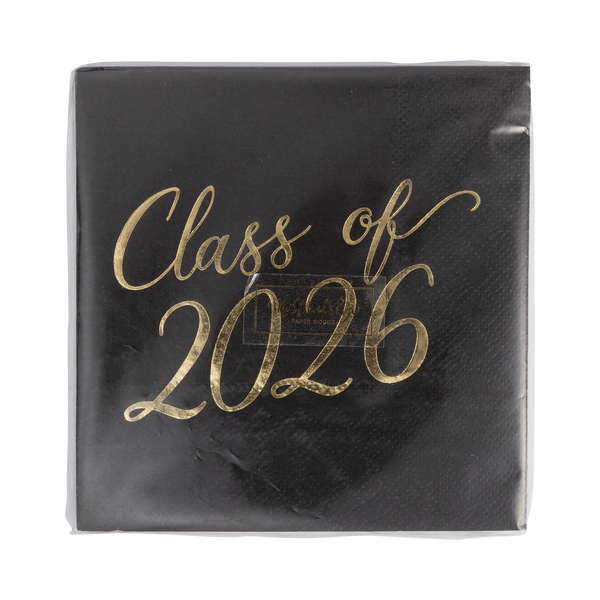 Foil Class of 2026 Cocktail Napkins, 18pk