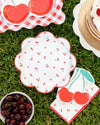 Cherries Scattered Plate, 8pk