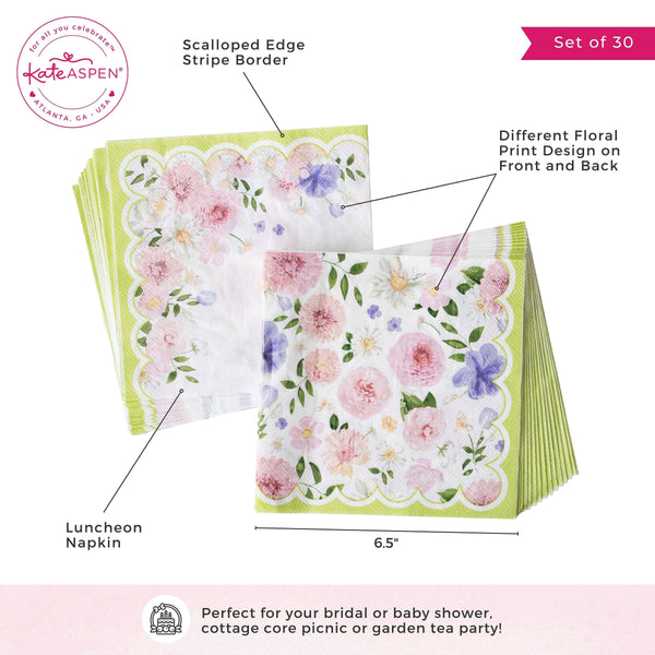 Tea Time Party Cocktail Napkins, 30pk