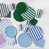 Palisades Blue Signature Cabana Stripe Dinner Napkins, 20pk